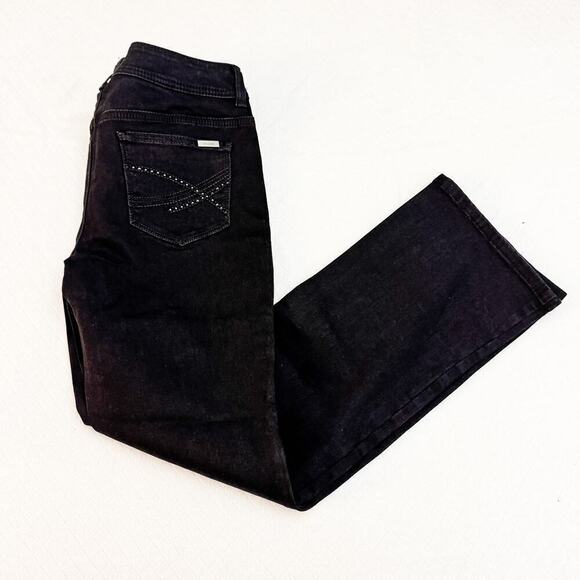 Chicos So Slimming Bootcut Black Denim Jeans Size 0 Short NWT - Picture 9 of 9